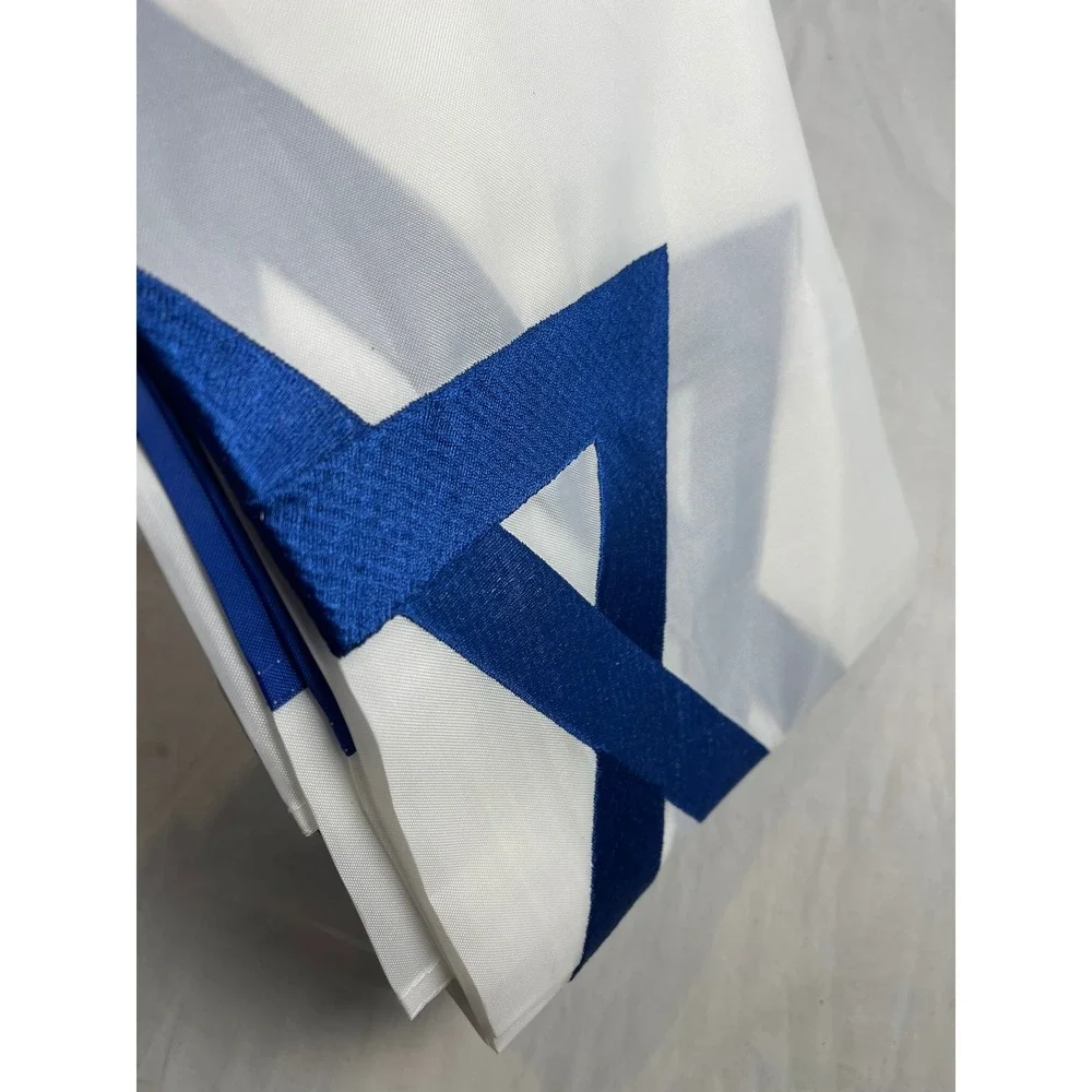 Israel National‎ Flag Blue White Star of David Polyester 60x30 Inch Large Banner